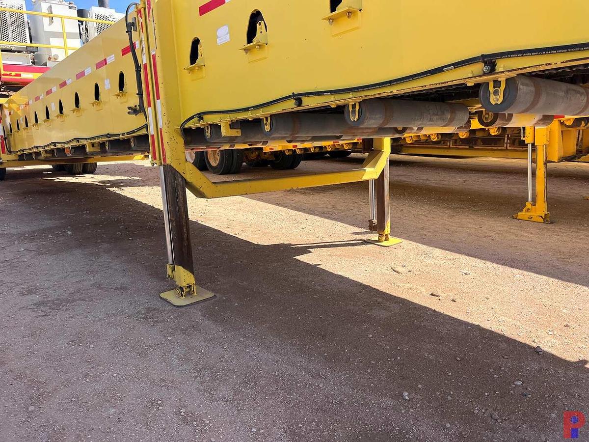 Used 2017 KEYSTONE OILFIELD FABRICATION DUAL T-BELT T/A SAND CONVEYOR TRAILER