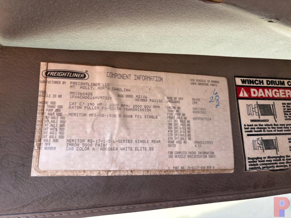 Used 2006 FREIGHTLINER M2 106 S/A DAYCAB GIN POLE TRUCK