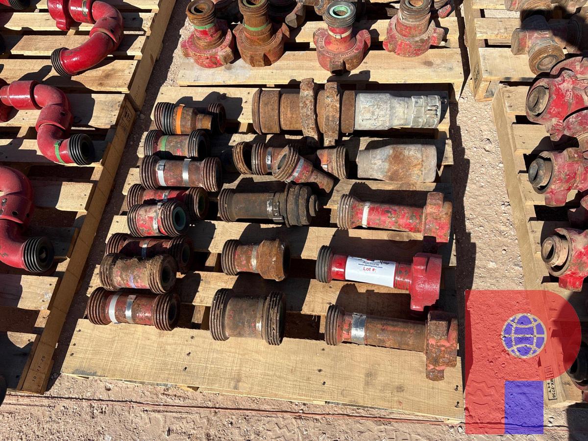 Used PALLET OF (16) ASSORTED 2” 1502 PUP JTS, 6” TO 12”L