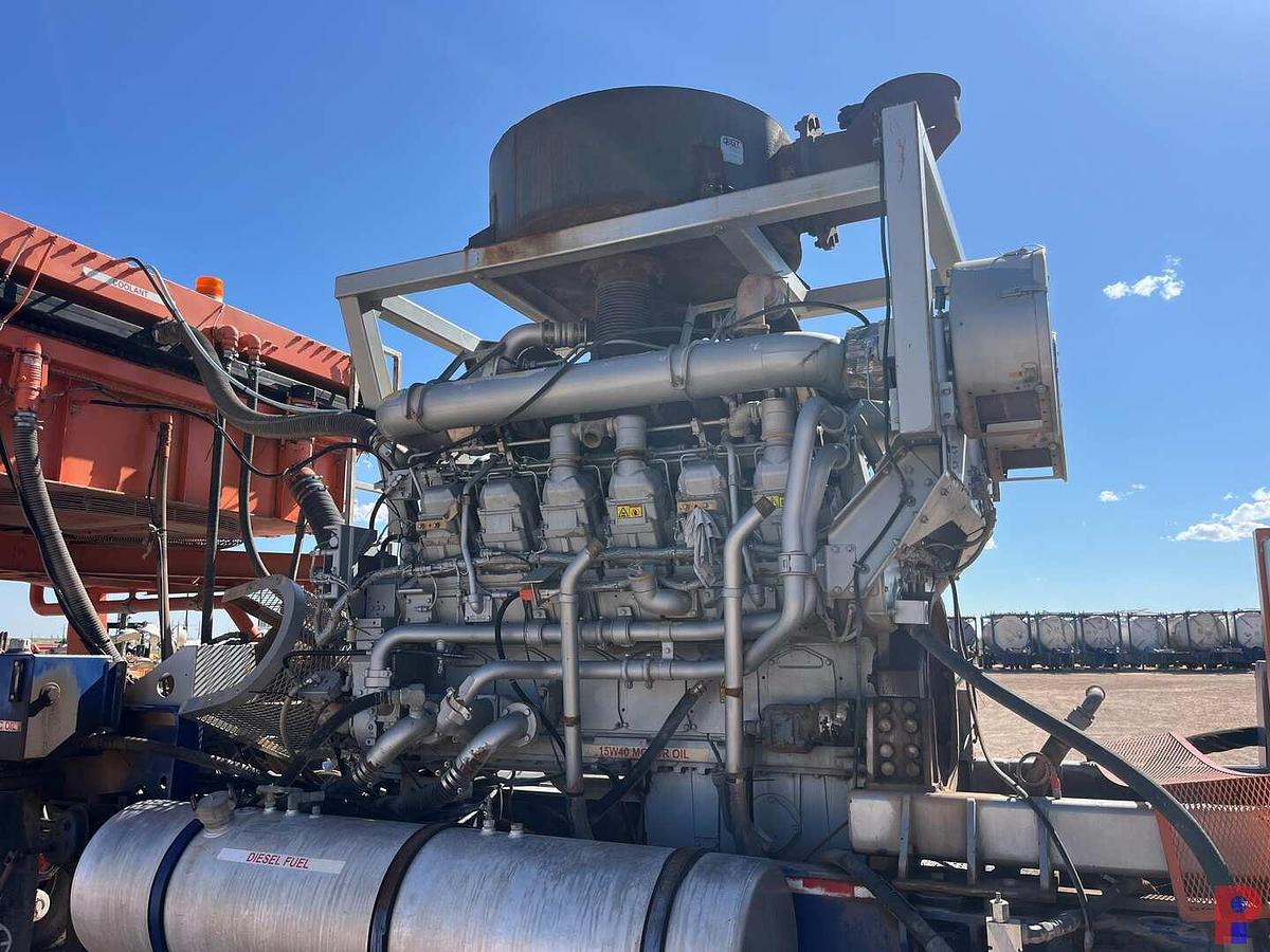 Used 2011 SERVA 3-AXLE TRAILER MOUNTED FRAC PUMP