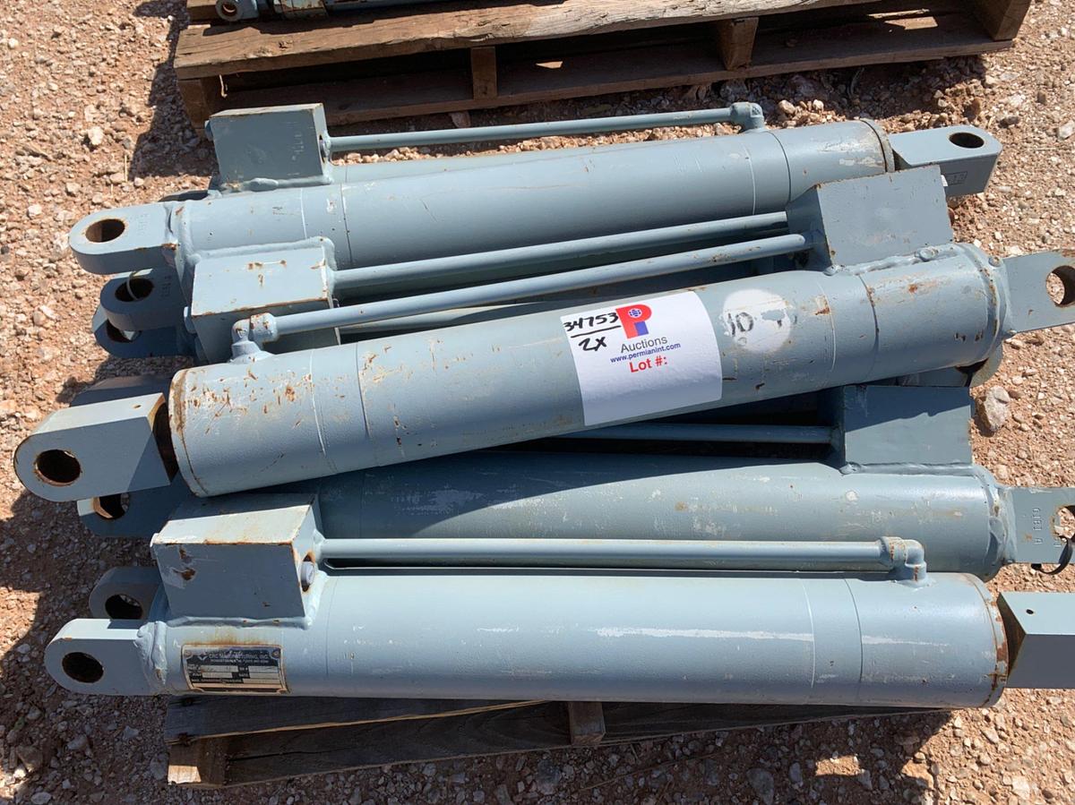 Used 2 Pallets of (15) CRC-1659 3000 PSI Hydraulic Cylinders