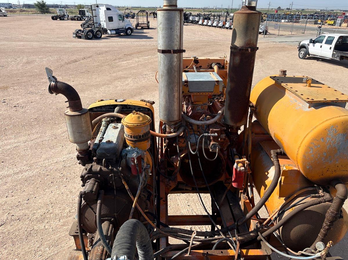 Used National Oilwell P17 T/A cement pump trailer