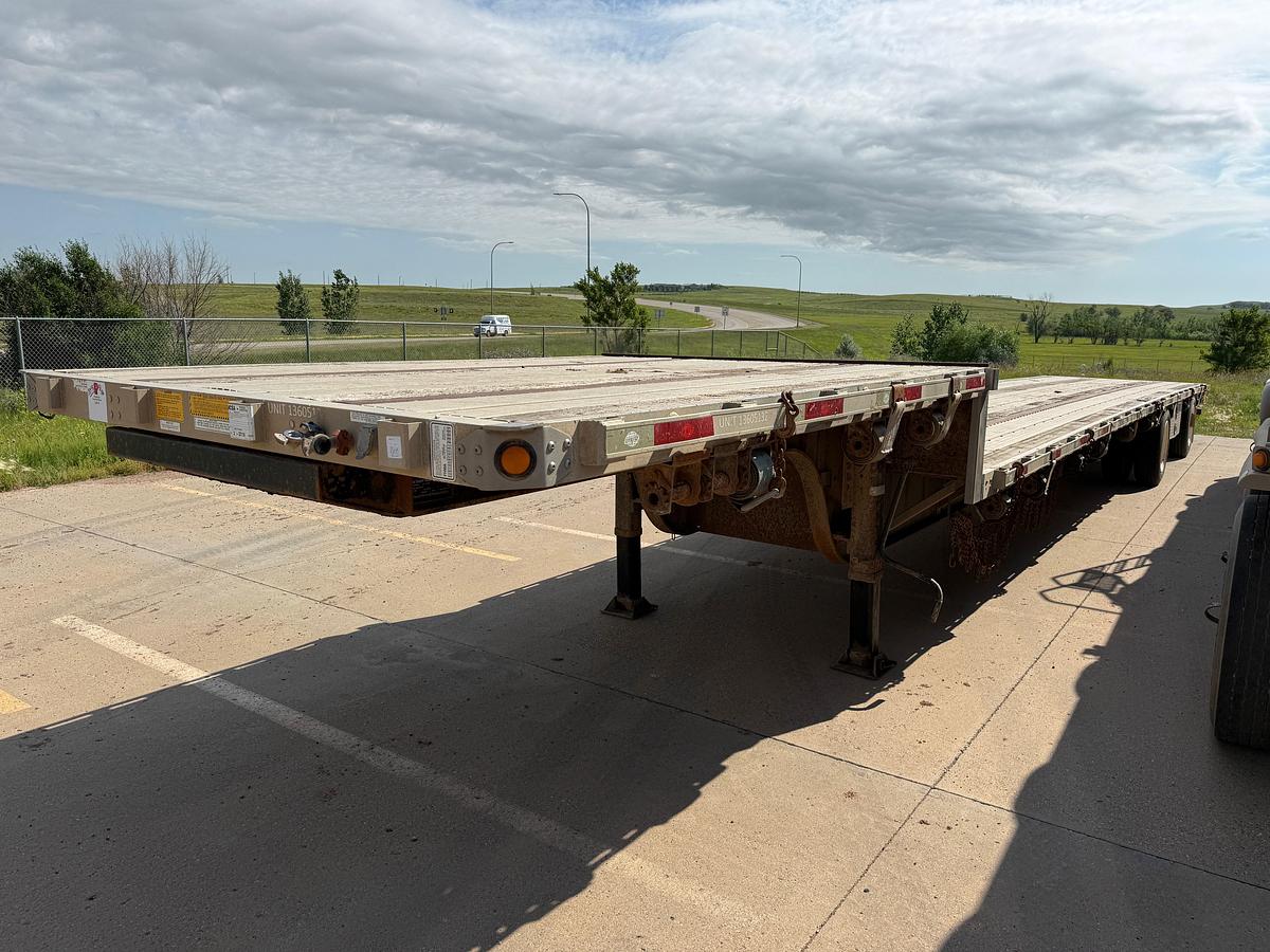 Used 2013 UTILITY TRAILER MFG. CO. 53’ X 102” SPREAD AXLE DROP / STEP DECK TRAILER