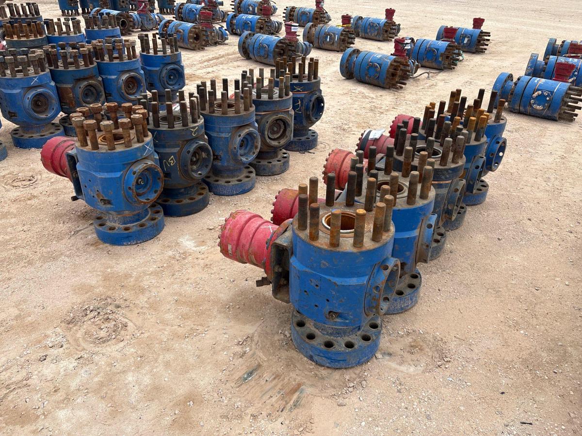 Used (10x$) 5” 15k hydraulic ball valves