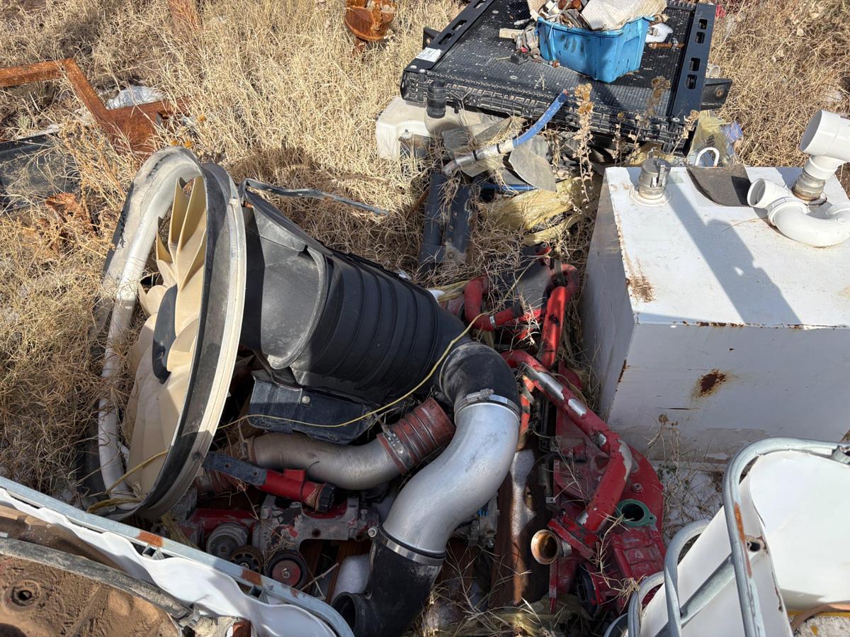 Used Lot w/ INGERSOLL RAND air compressor assorted engine parts