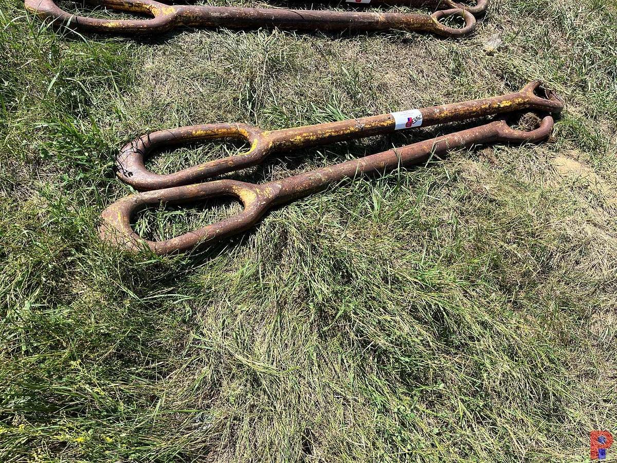 Used (MIXED PAIR) (1)-1-3/4” & (1) 2” X 72” ELEVATOR LINK