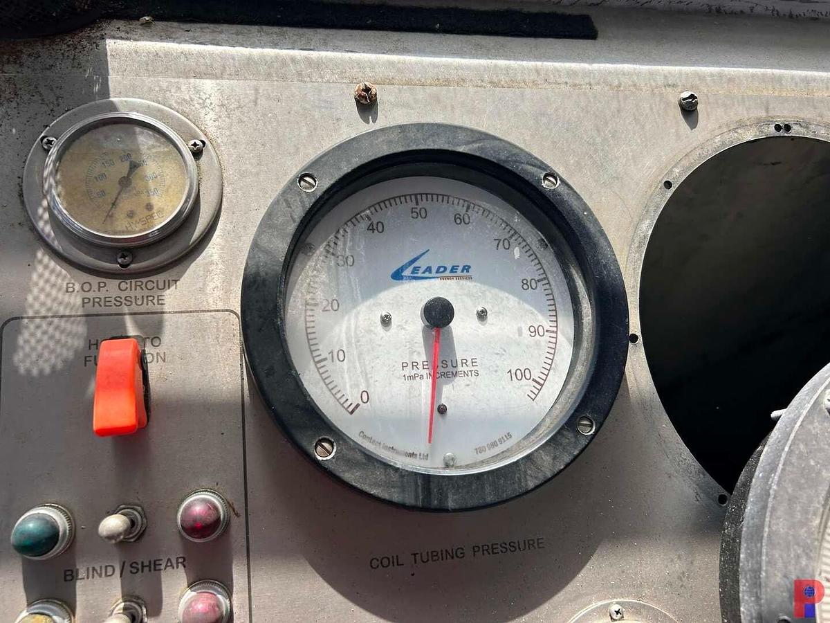 Used 1995 LEADER ENERGY COILED TUBING UNIT ON TRI AXLE TRAILER