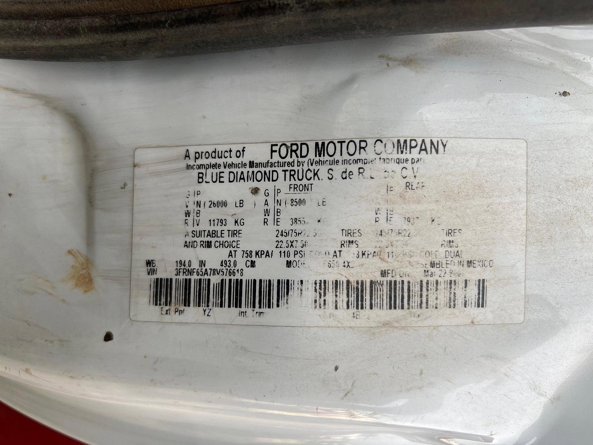 Used 2008 FORD F-650 SUPER DUTY TRUCK WITH TOOL BED
