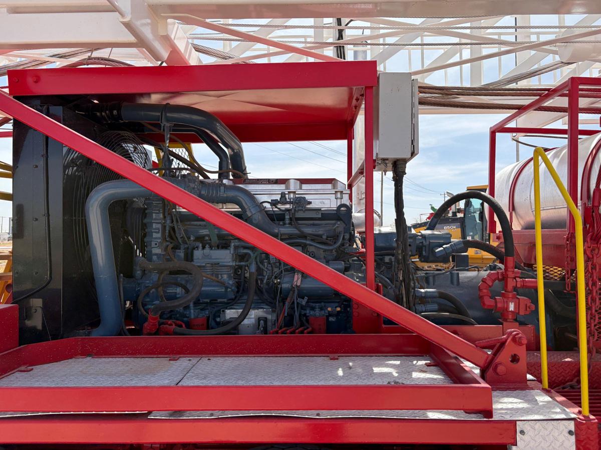 Used 2013 RIG WORKS MUSTANG 600HD DD 5-AXLE WELL SERVICE RIG