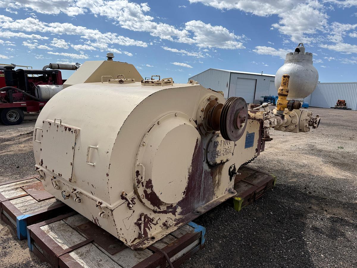 Used 2012 RS-F1000 TRIPLEX MUD PUMP
