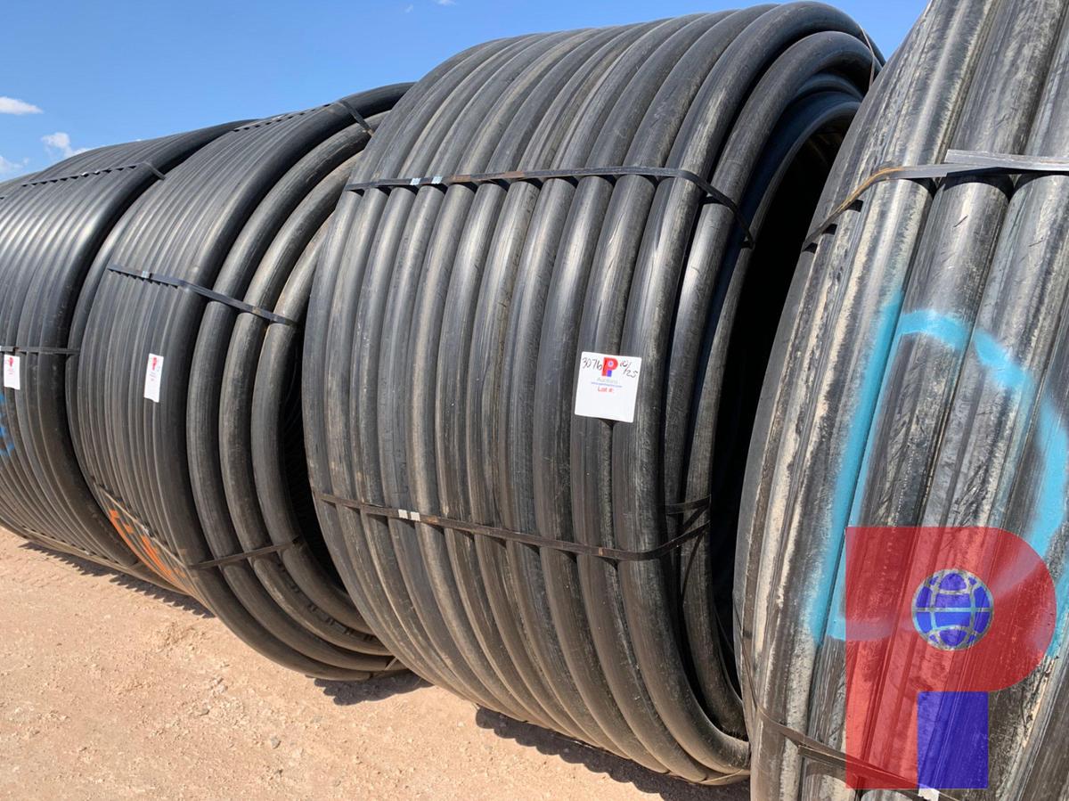 Used 1,000 FOOT ROLL OF 3” IPS DR9 POLLY PIPE
