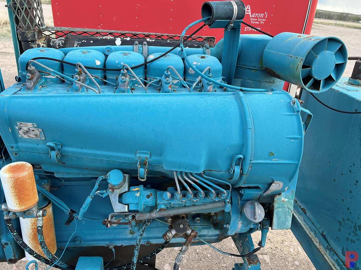 Used DEUTZ MODEL  F5L912 5-CYLINDER DIESEL ENGINE MTD ON A  SHOPBUILT SINGLE AXLE TRAILER