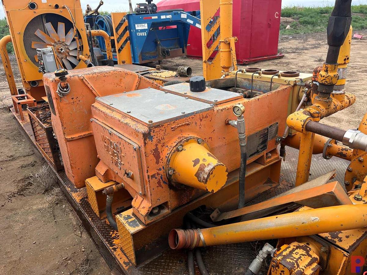 Used NATIONAL JWS-340 TRIPLEX MUD PUMP W/O POWER