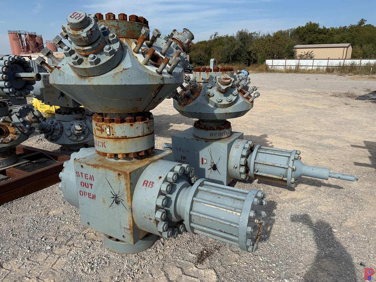 Used (2 X $) 7-1/16” 15K WP HYDRAULIC FRAC VALVES W/ 6-PORT 4-1/16” GOAT HEAD
