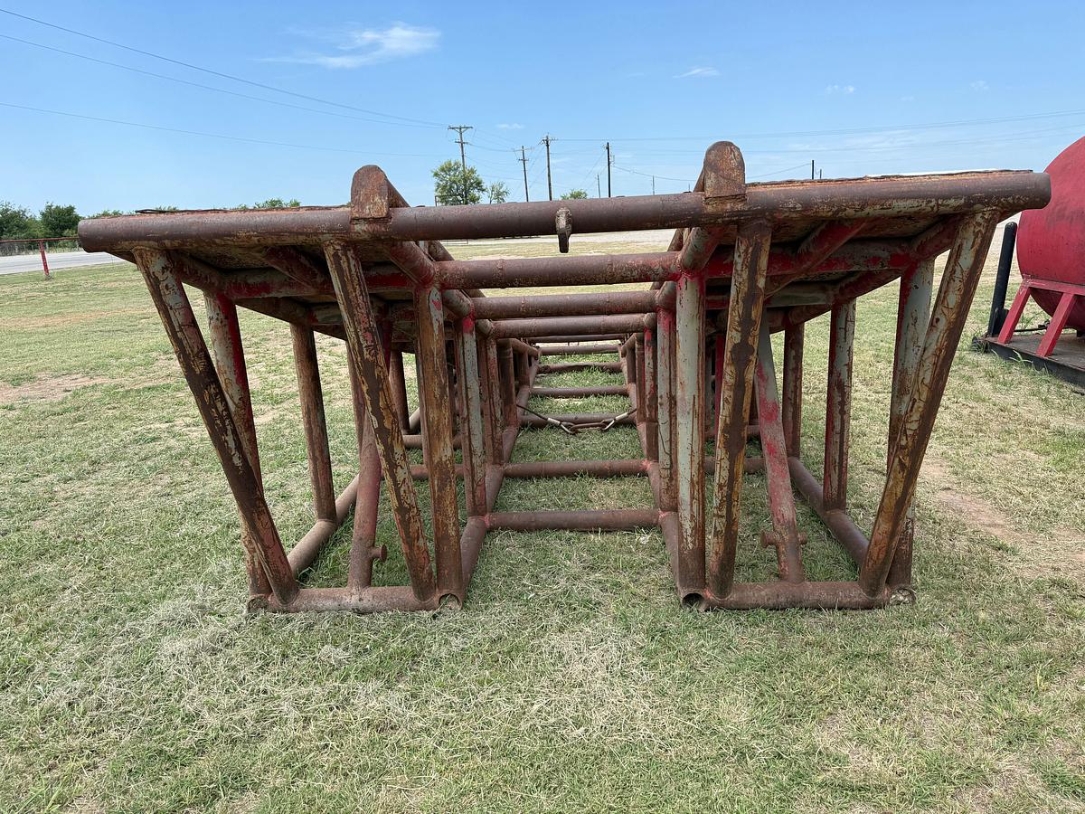 Used 23’L x 9.5’W x 5.9’H HEAVY DUTY RIG / TRUCK RAMP, SKIDDED