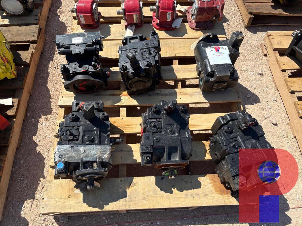 Used (6) HYDRAULIC MOTORS