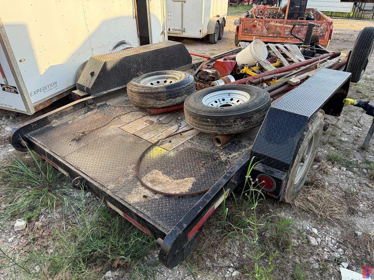 Used 2018 AMERITRAIL 14’ T/A STEEL BED BUMPER PULL TRAILER