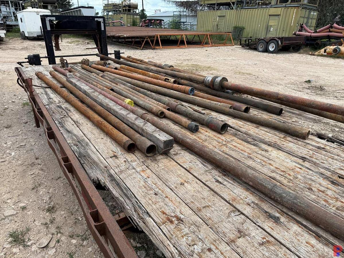 Used 2005 JAMIES WELDING 40’ X 102” T/A DUAL WHL. FLATBED GOOSENECK TRAILER