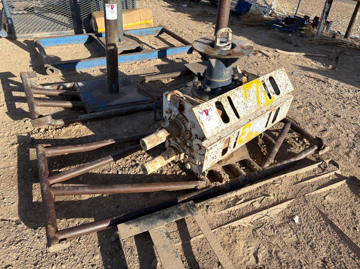 Used 7-1/16” 3M double manual BOP w/ (3) transport skids