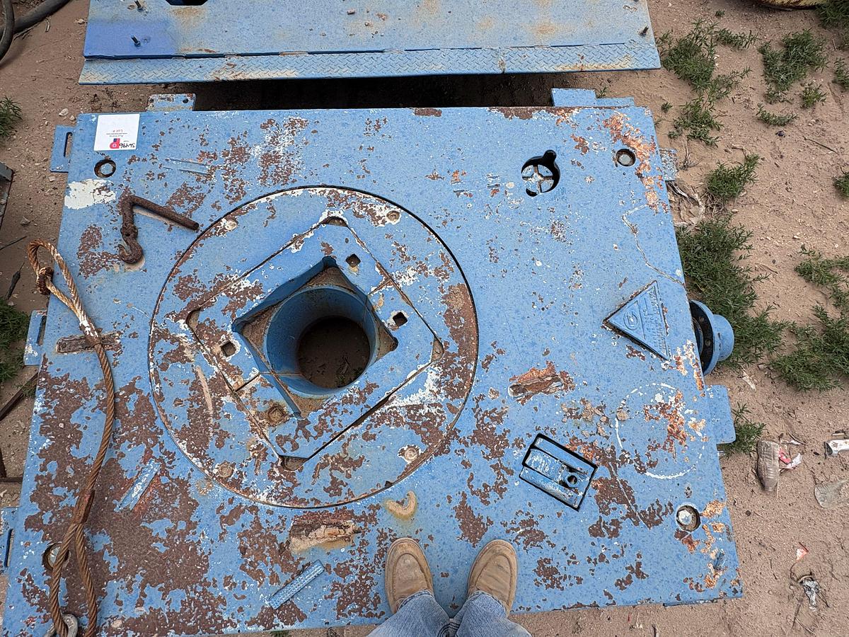 Used Continental Emsco T-2050 20.5” rotary table w/ split master bushing