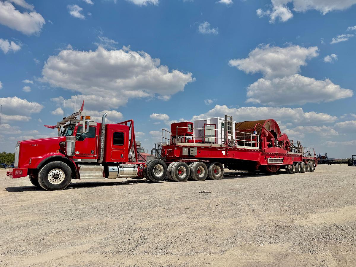 Used 2019 Hydra Rig 2-3/8” Coil Tubing Unit & Haul Truck with BOP Support Trailer & Truck Package lots__ thru__