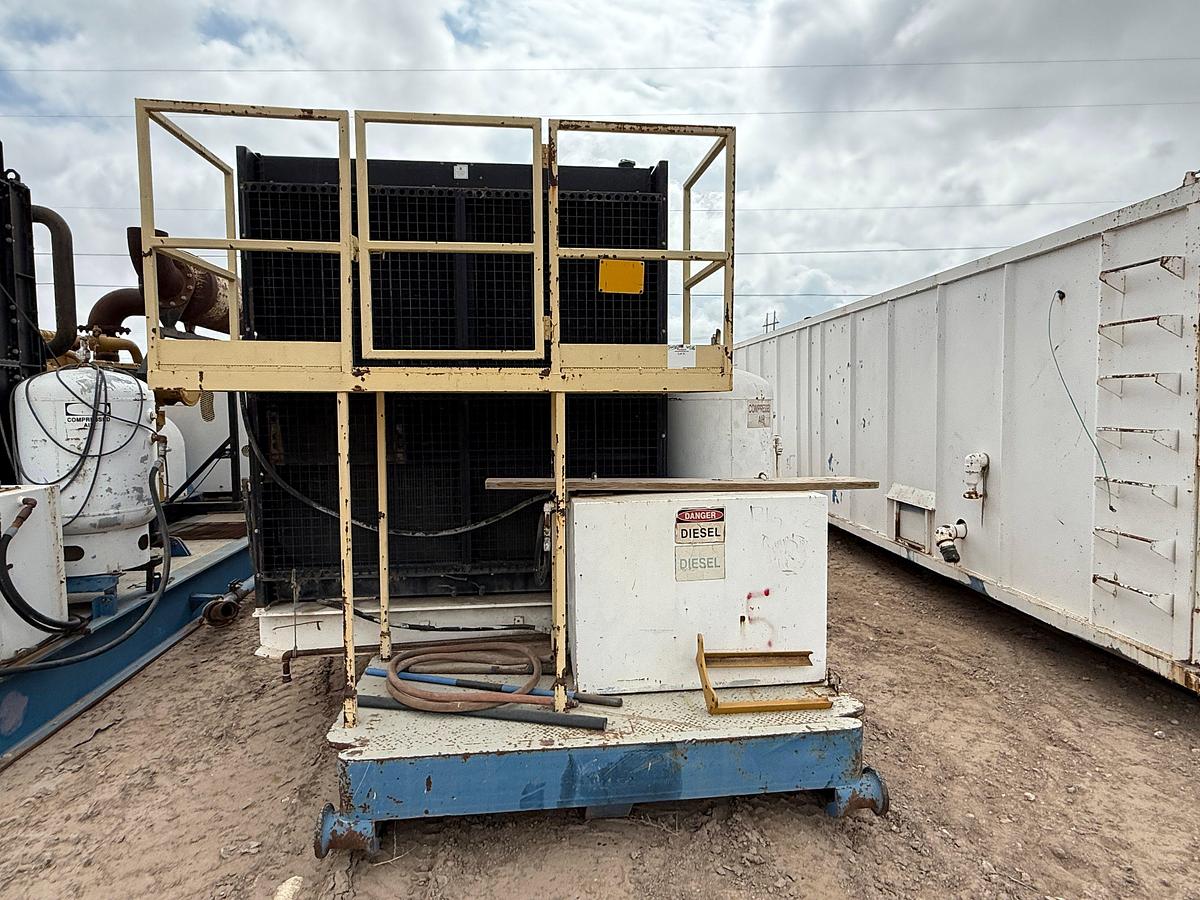 Used 2011 GARDNER DENVER PZ11 TRIPLEX DRILLING MUD PUMP P/B CATERPILLAR 3512, SKIDDED
