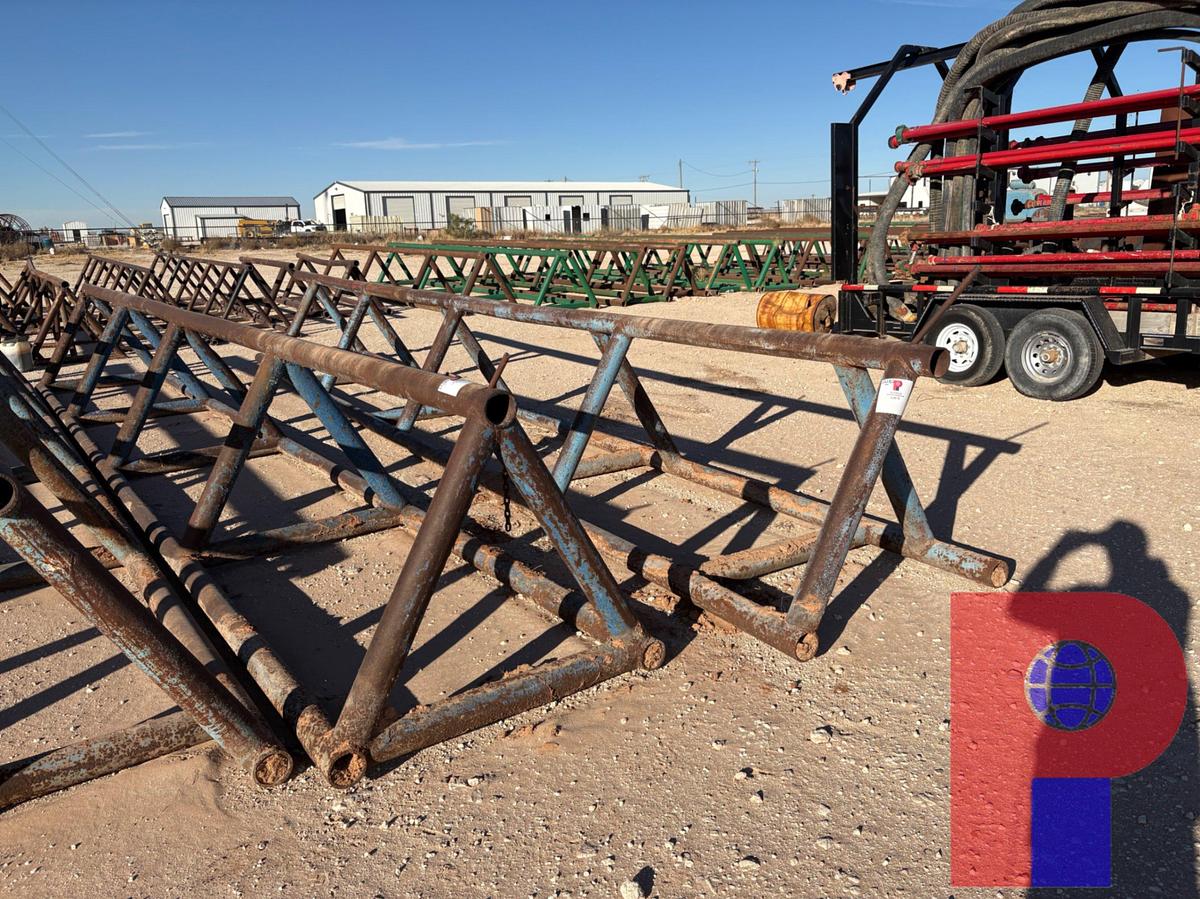 Used (2X$) 30’ X 42” TRIANGLE PIPE RACKS