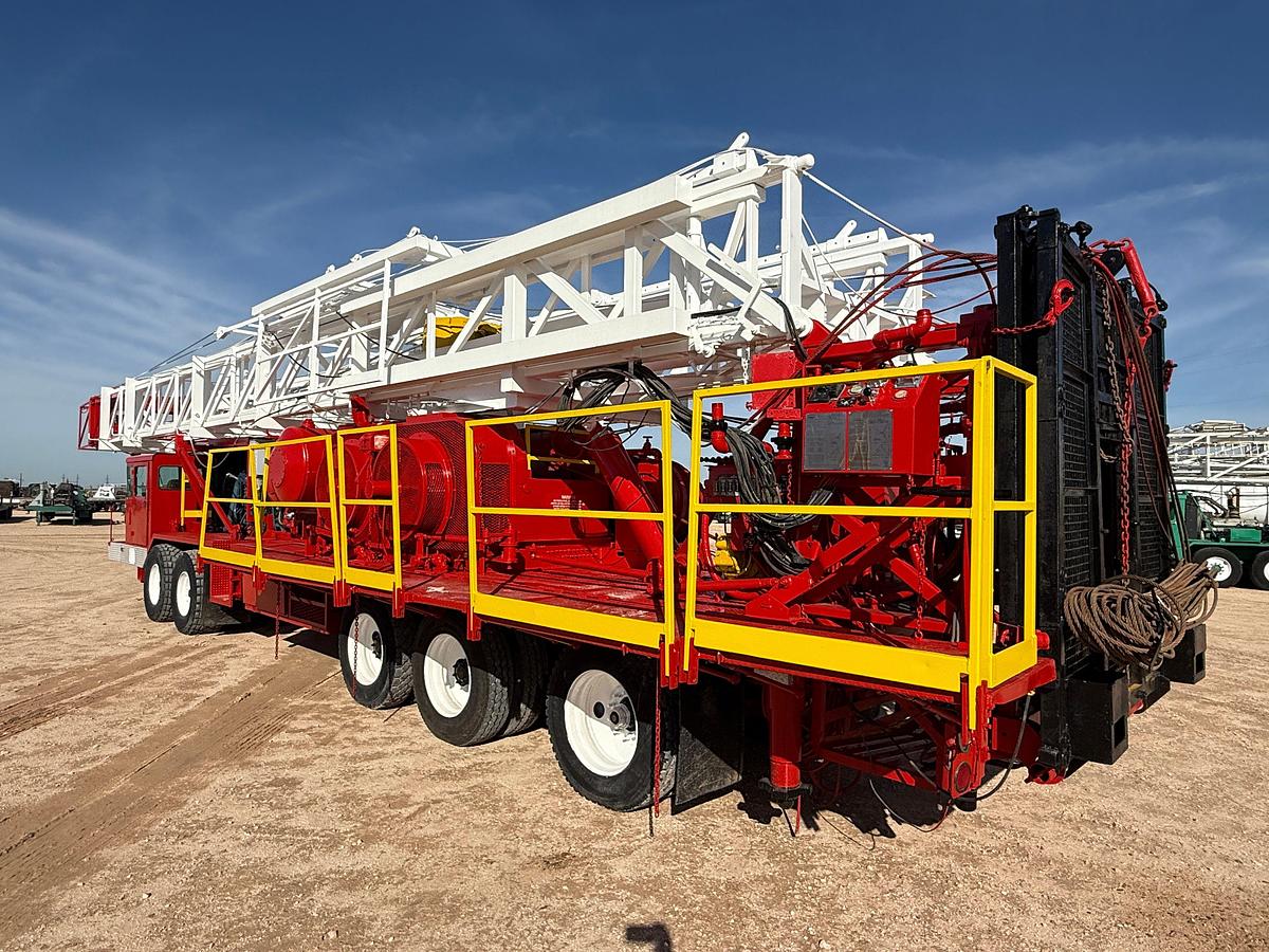 Used 2006 RIG WORK MUSTANG 550 DD 104’-275K 5-AXLE WELL SERVICE RIG