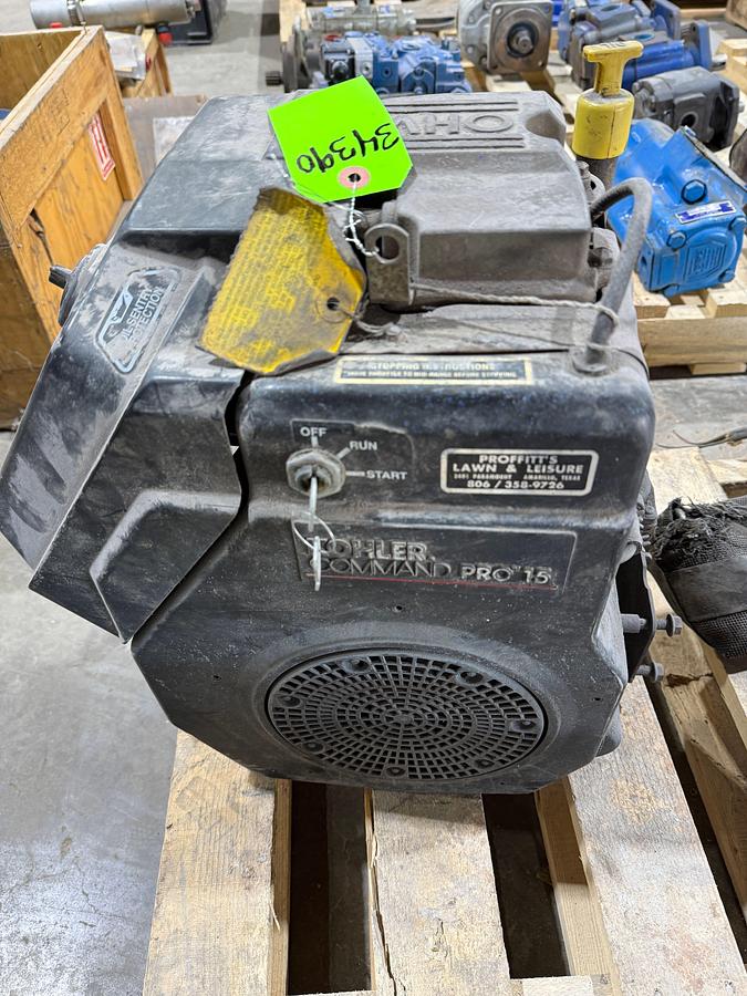 Used KOHLER COMMAND PRO 15 GAS ENGINE