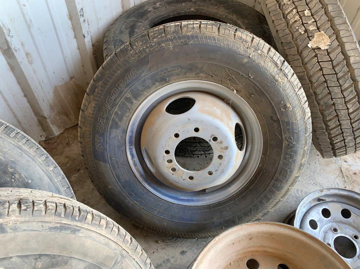 Used 6 Tires and 4 Rims