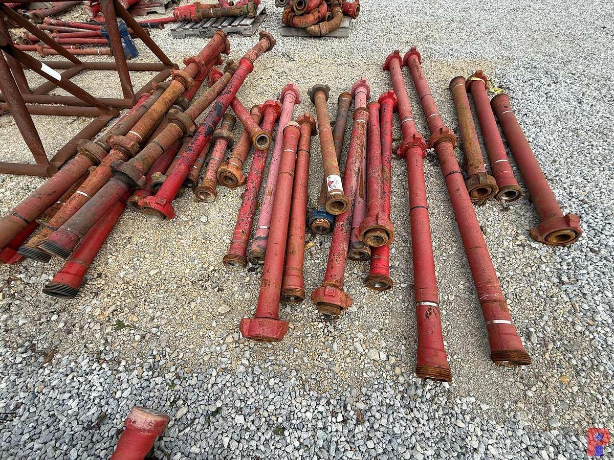 Used (25 X $) (25) 2’-6’ JTS 3” FIG 1502 15K WP FLOW IRON