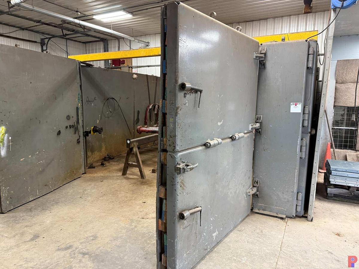 Used 16’L X 16’W X 8’H 25K WP RATED FLOW IRON INSPECTION TEST BOOTH