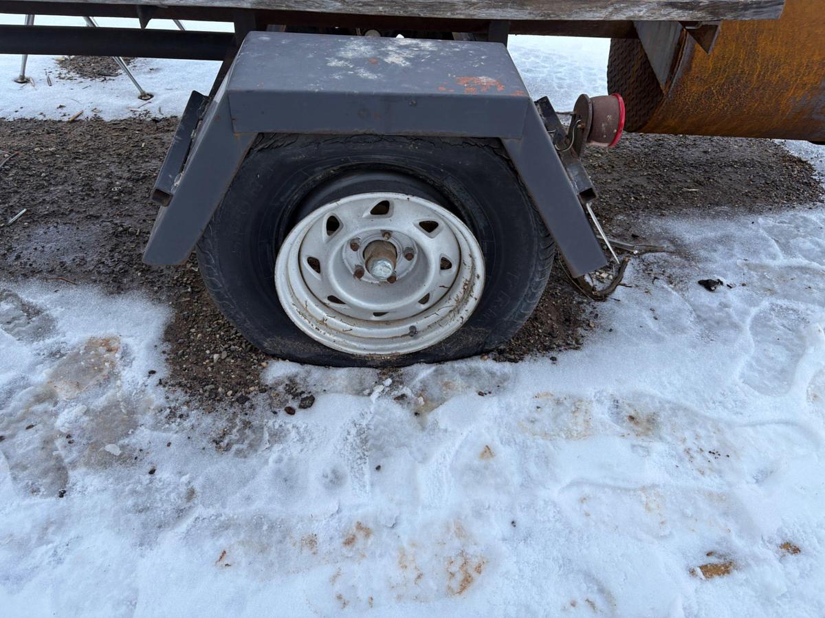 Used 10’ x 2’ s/a bumper pull bbq trailer