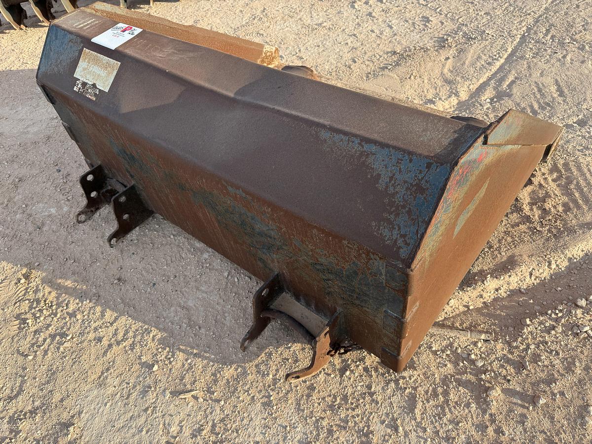 Used 61”W X 51”D YARD BUCKET W/ FORK POCKETS