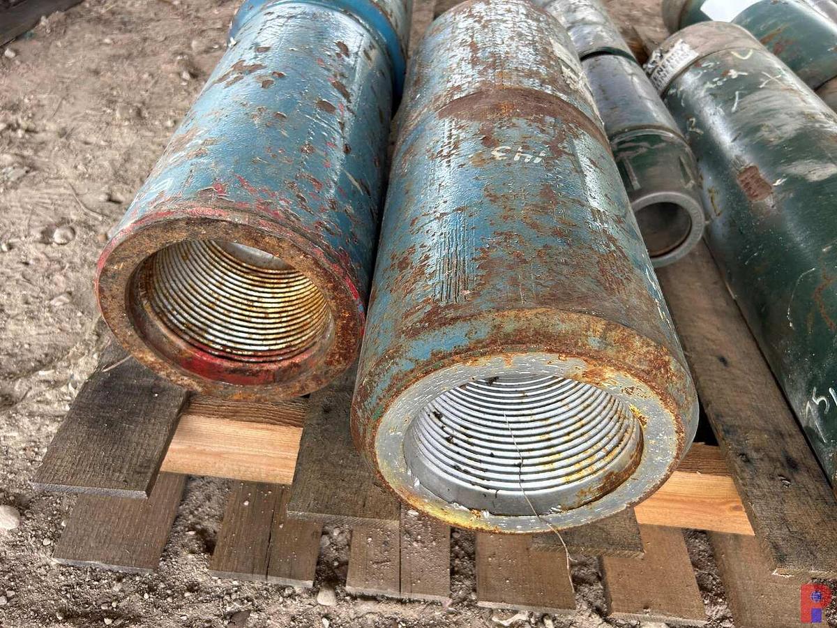 Used PALLET W/ 7-5/8” REG BOX & PIN END SUBS, (2) 7-3/8” X  7-5/8” BOX & PIN END SUBS
