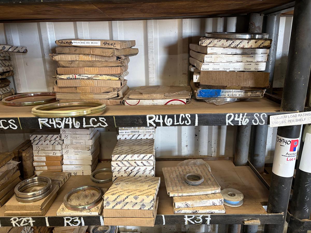 Used Lot of assorted ring gaskets, BX151 to BX57 sizes