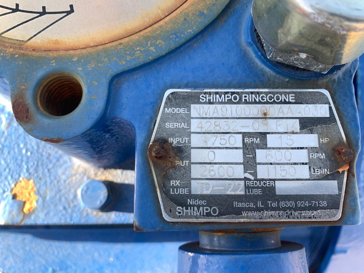 Used MAX 2000. SHRIMPO RINGCONE Water Pump