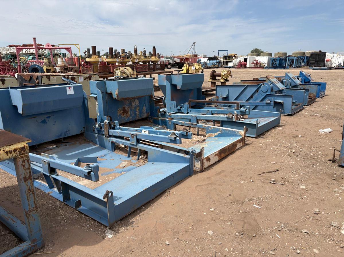 Used (3) incomplete shale shaker bodies