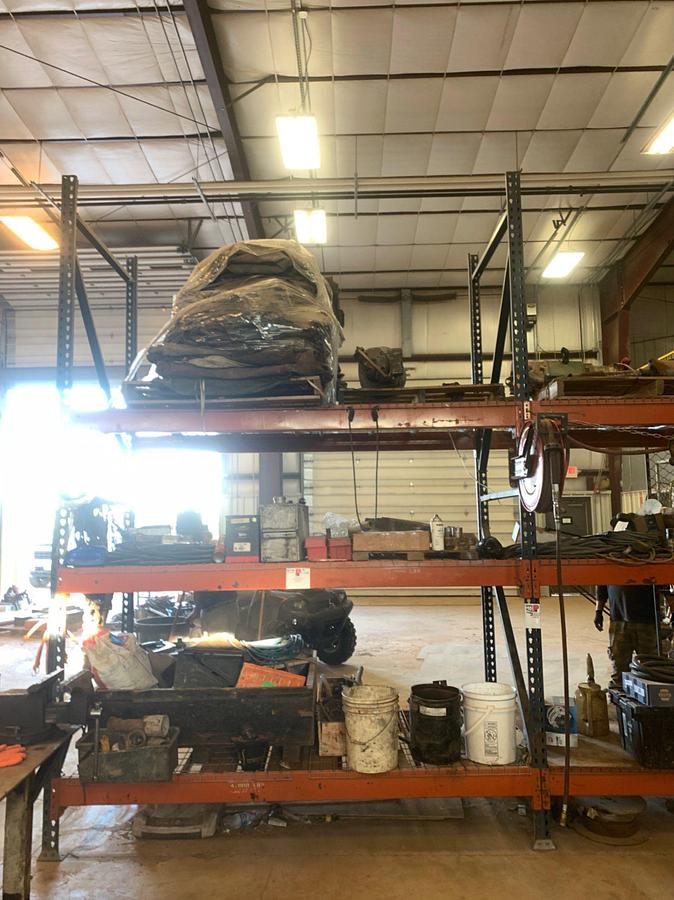 Used 6 Row Pallet Rack 11’x 16’