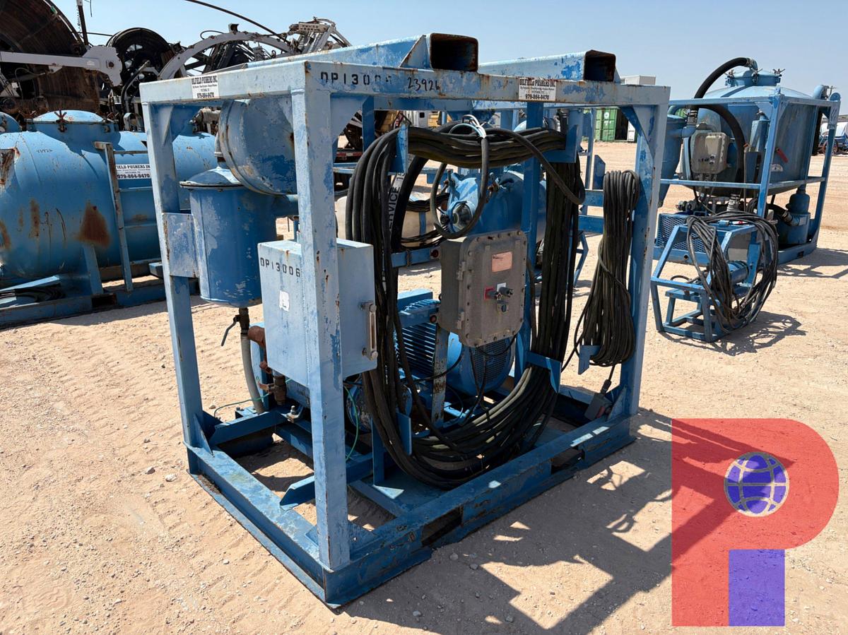 Used NATIONAL VACUUM EQUIPMENT 30HP PORTABLE VACUUM UNIT