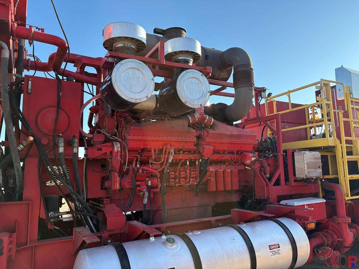 Used 2011 BLACKSTONE TRAILER MFG 3-AXLE FRAC PUMP TRAILER