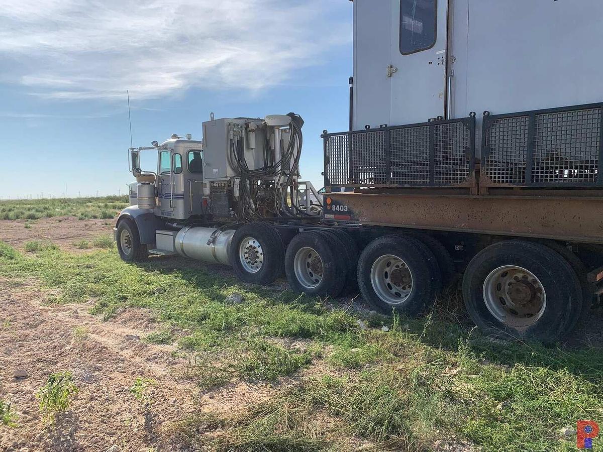 Used 2013 PETERBILT 367 QUAD AXLE COIL TUBING HAUL TRUCK (INOPERABLE)