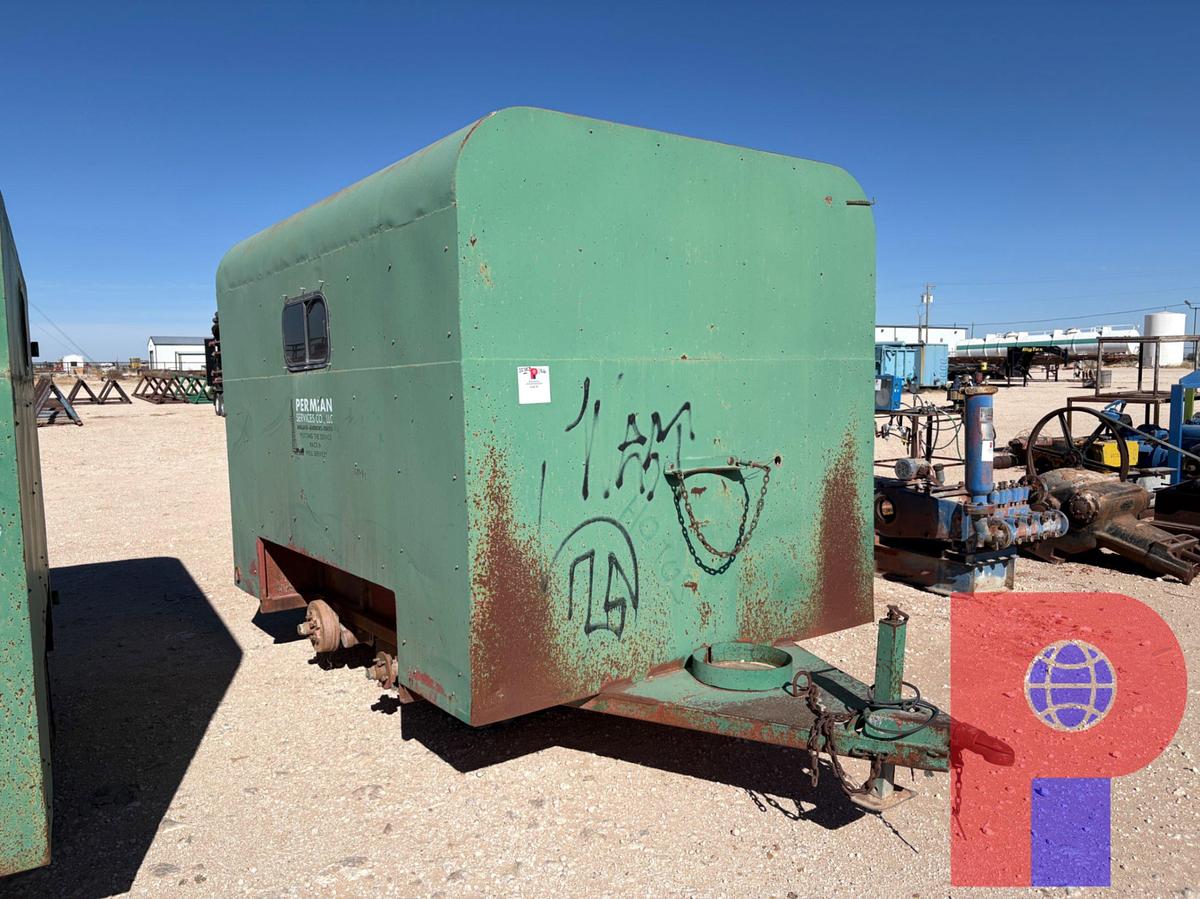 Used SHOPBUILT 10’ X 7’ T/A BUMPER PULL DOGHOUSE TRAILER