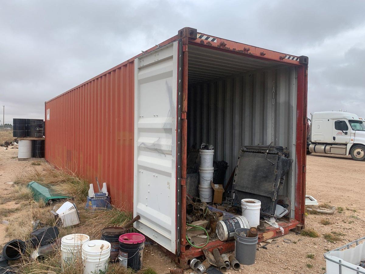 Used 32’ x 9’ x 9’ 6” Sea Container and all its Content (NOTE: NO LOAD OUT)