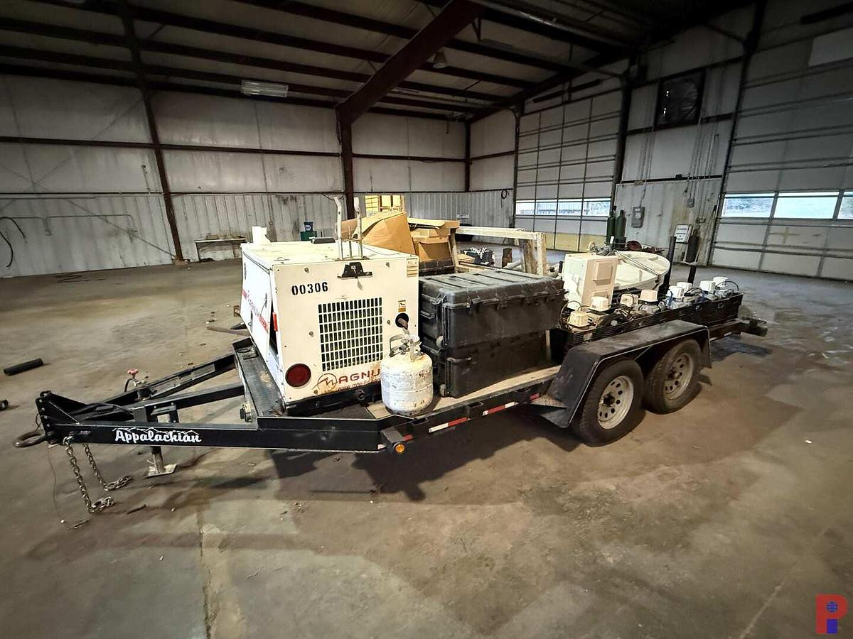 Used SCADA LINK REMOTE TERMINAL UNIT PKG. W/ 6 KW GENERATOR ON 14’ T/A BUMPER TRAILER