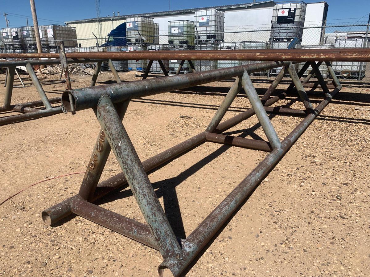 Used (2) 30’ x 42 Triangle Pipe Rack