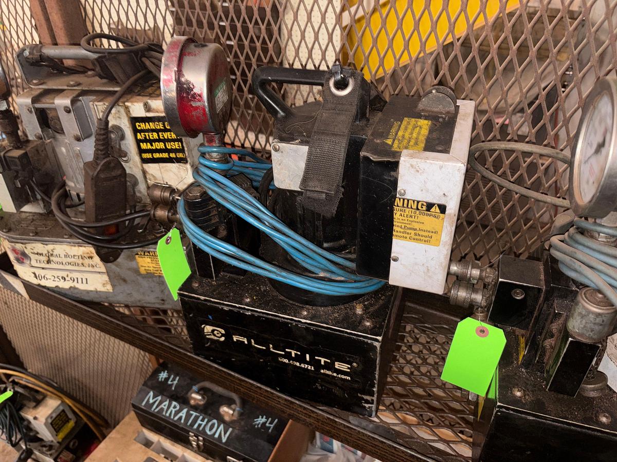 Used Alltite 10k psi hydraulic power pack