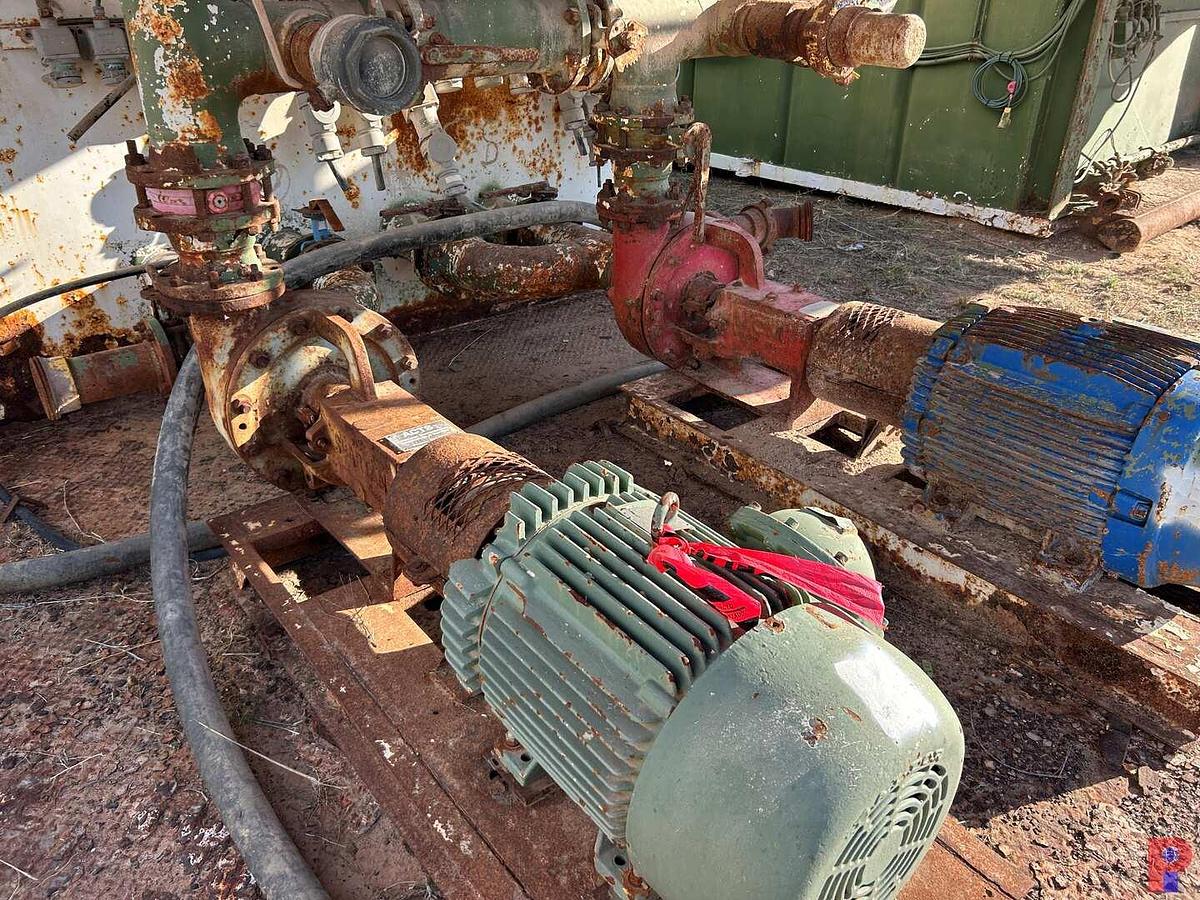 Used 52’ X 12’ X 5’ 515 BBL SUCTION PIT TANK