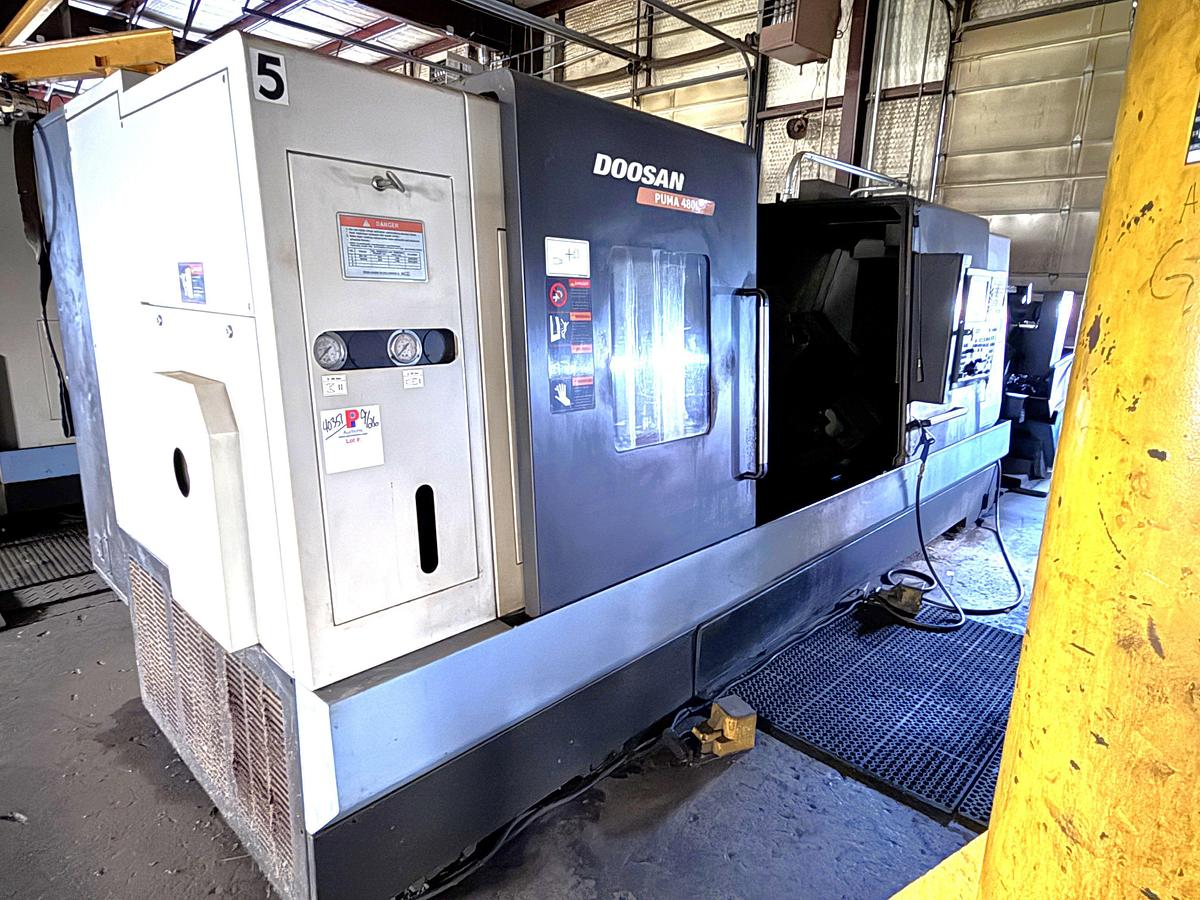 Used 2012 DOOSAN PUMA 480L CNC LATHE