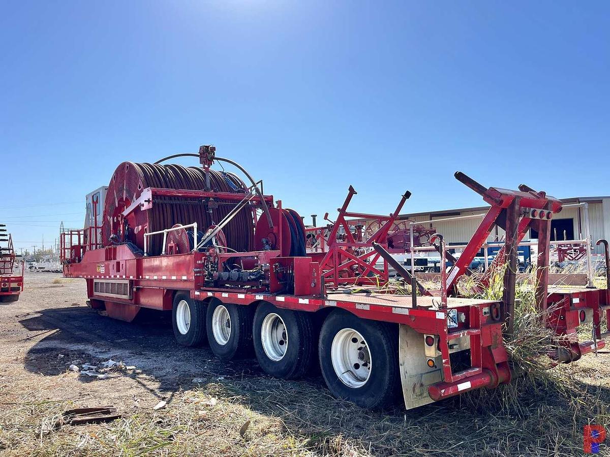 Used 2011 HYDRA RIG 53’ X 11’  4-AXLE COIL TUBING TRAILER